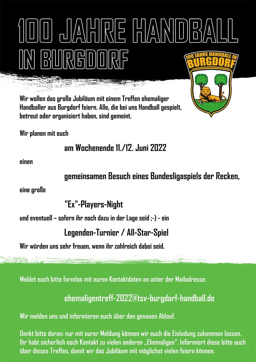 100JahreHandball_Plakat_Veranstaltung