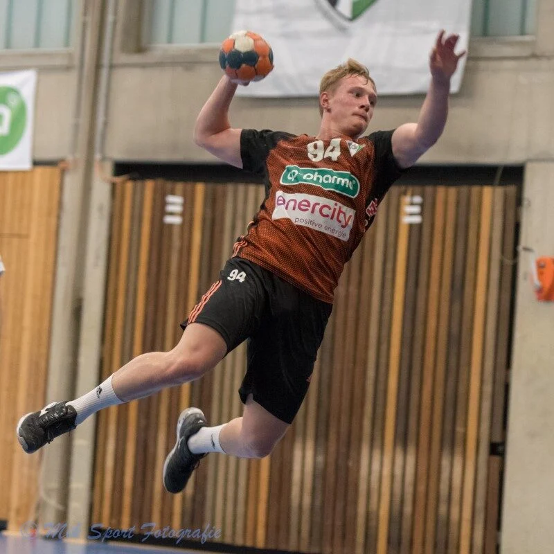 Kjell Maelecke beim Torwurf
