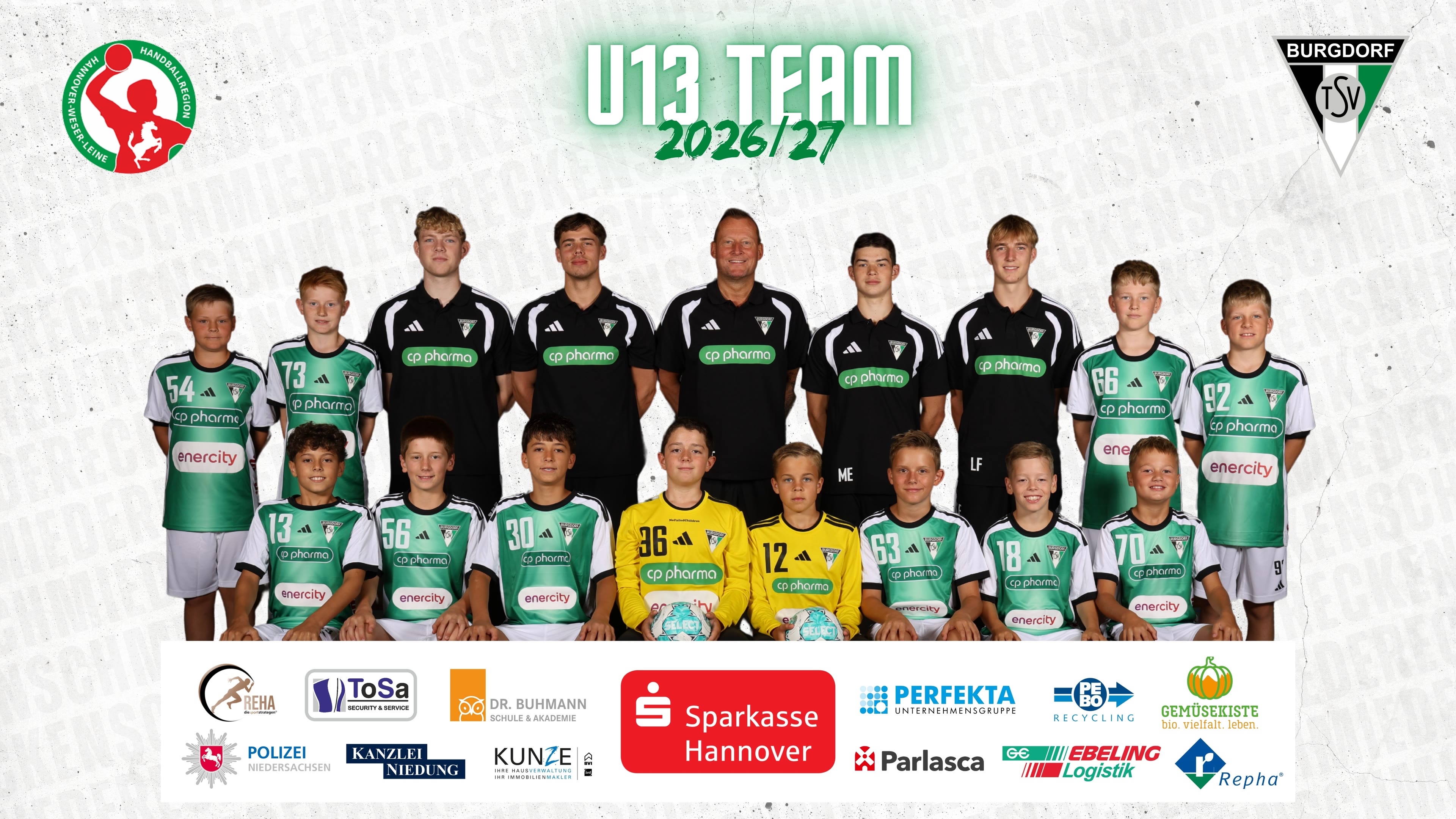 U13 Teamfoto 2026/2027