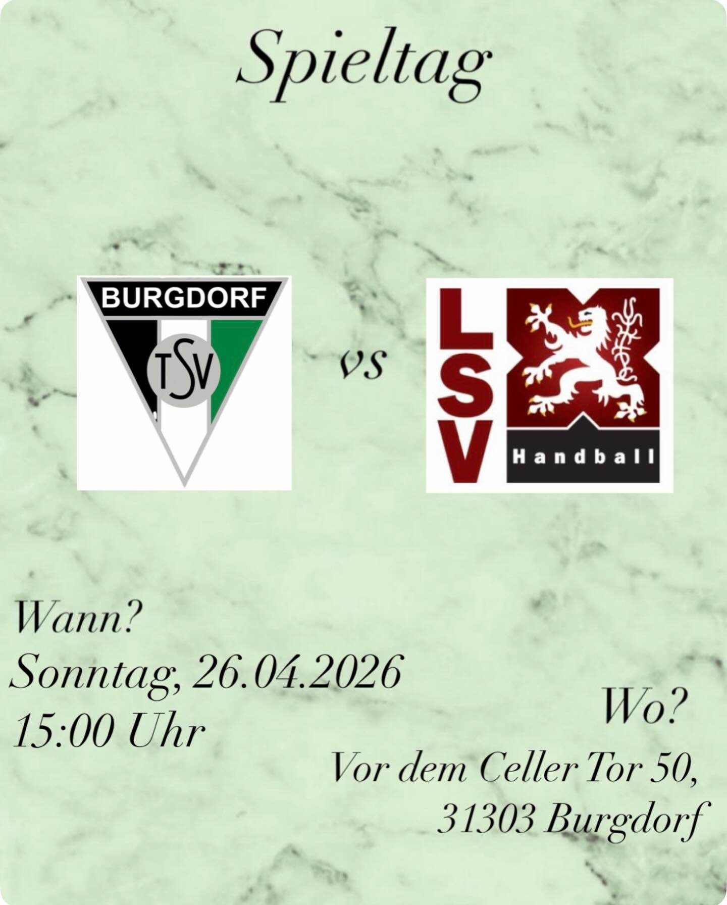 Heimspiel zum SaisonabschlussAm Sonntag steht unser letztes Saisonspiel in eigener Halle an. Wir gehen motiviert in die Partie und wollen die Saison mit einer guten Leistung abschl