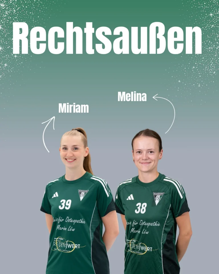 Weiter geht’s mit Mimi und Melli auf Rechtsaußen! ⚡️ Mit Tempo, sicheren Händen und dem richtigen Gespür für den Abschluss sorgen die beiden für ordentlich Bewegung auf der Außenba