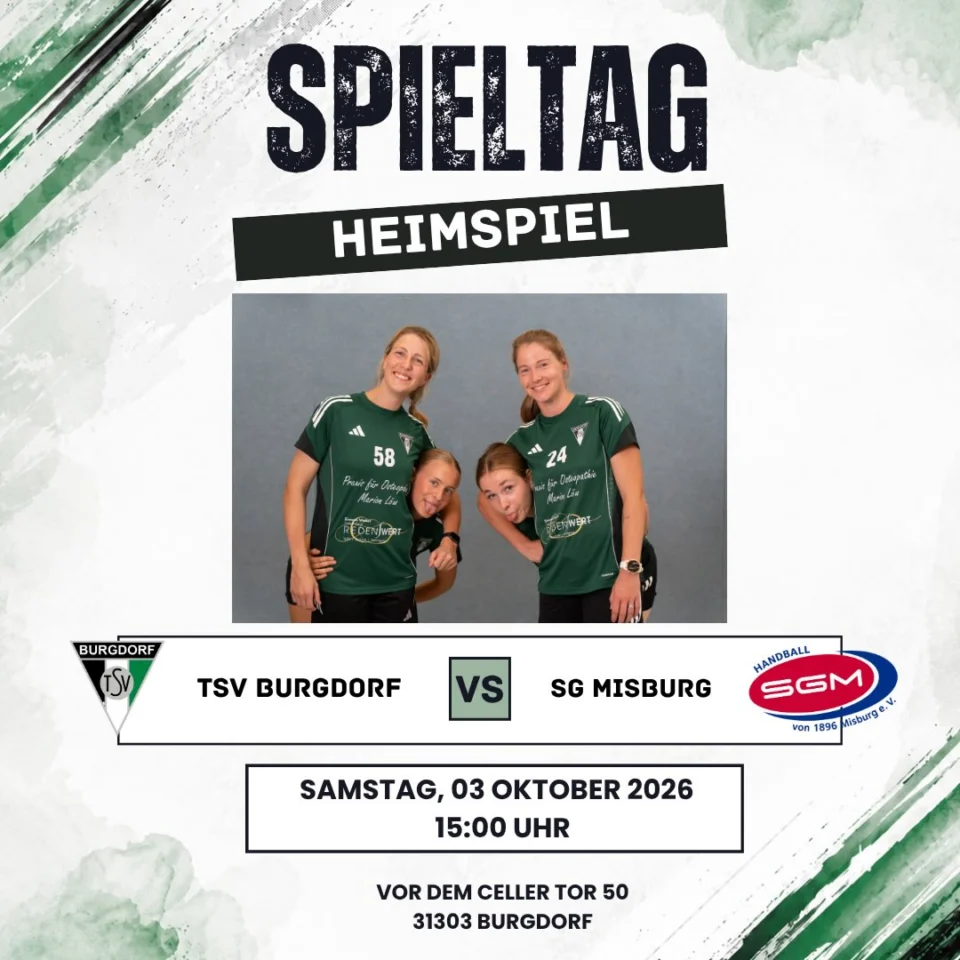 Heimspiel 🔥Weiter geht’s! Nach der Niederlage vergangenen Sonntag wollen wir am Wochenende richtig anpacken💪!Mit Kampfgeist und neuer Energie wollen wir die heimischen zwei Punkt i