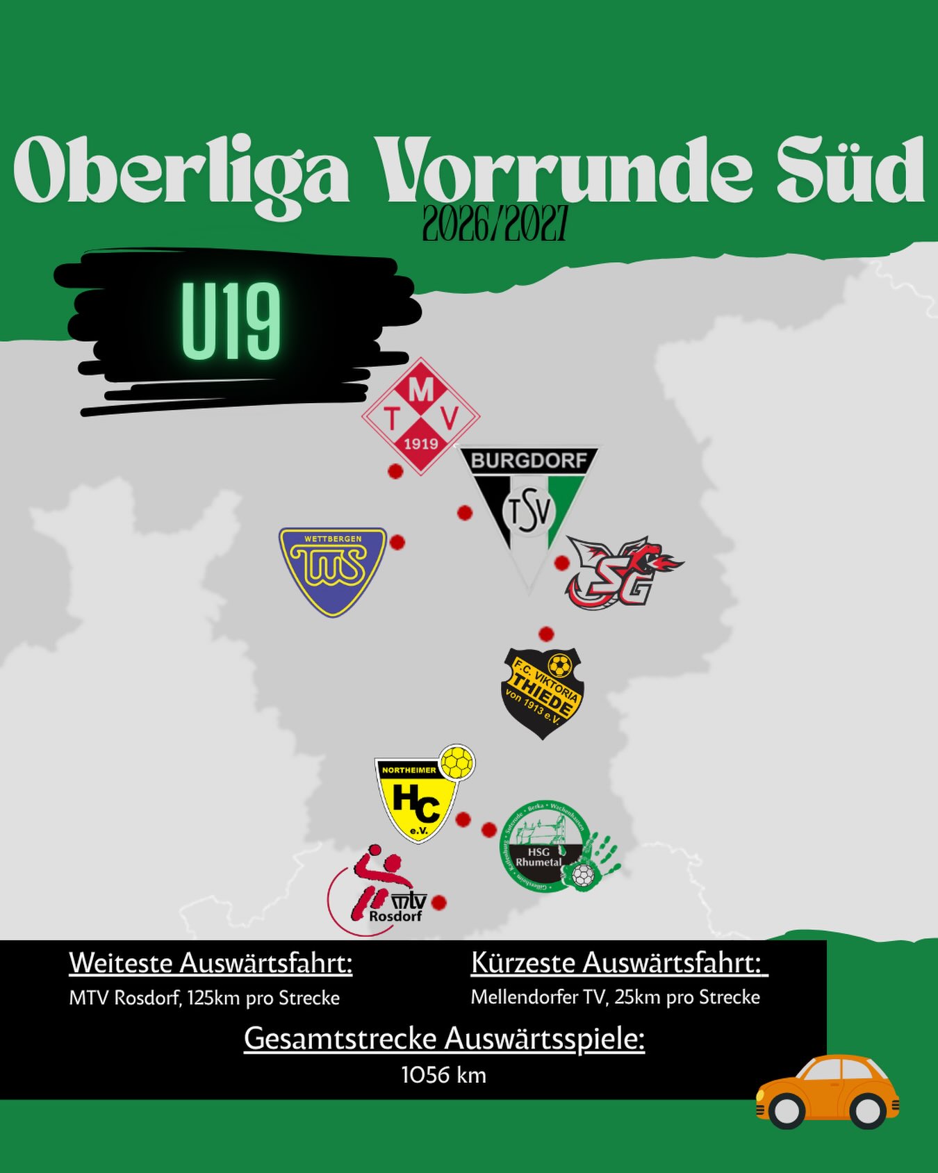 ✨ Oberliga Vorrunde Süd wA✨Und unsere u19 steht ebenfalls in den Startlöchern. Nach einer überragenden Qualifikation zur Oberliga soll es nun im zweiten Anlauf erfolgreicher sein.