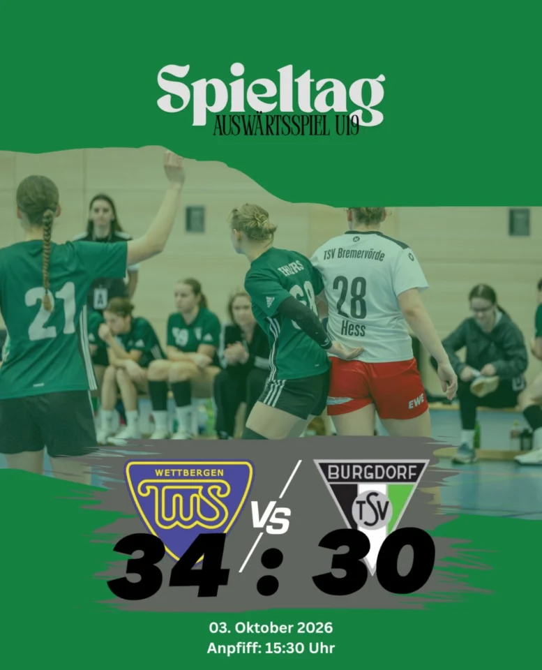 💥 Kampf, Emotionen und jede Menge Spannung in Wettbergen!Was für ein schwieriger Start in unser Auswärtsspiel beim TuS Wettbergen! Gleich vier Spielerinnen fehlten, Unterstützung a