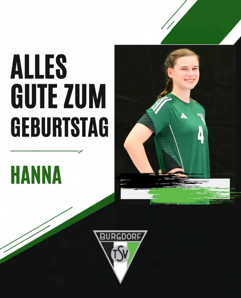 Unsere Hanna feiert heute ihren Ehrentag, dazu gratulieren wir ganz herzlich!