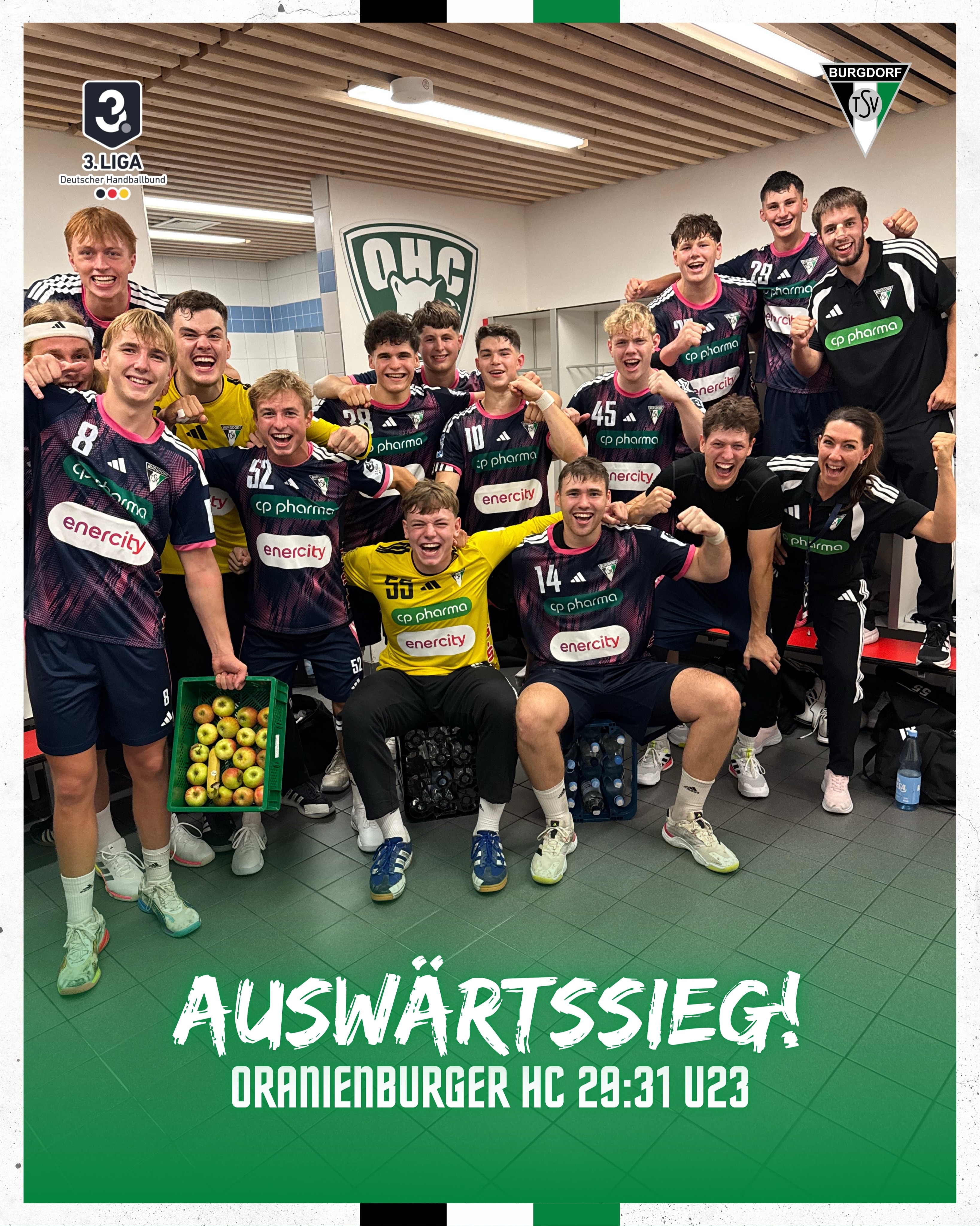 👋 𝗛𝗔𝗟𝗟𝗢 𝟯. 𝗟𝗜𝗚𝗔!! 🔥Was für ein Auftakt! 💥 Unsere U23 gewinnt ihr erstes Saisonspiel in der 3. Liga Nord-Ost gegen den oranienburgerhc ! 💪Die ersten zwei Punkte sind d