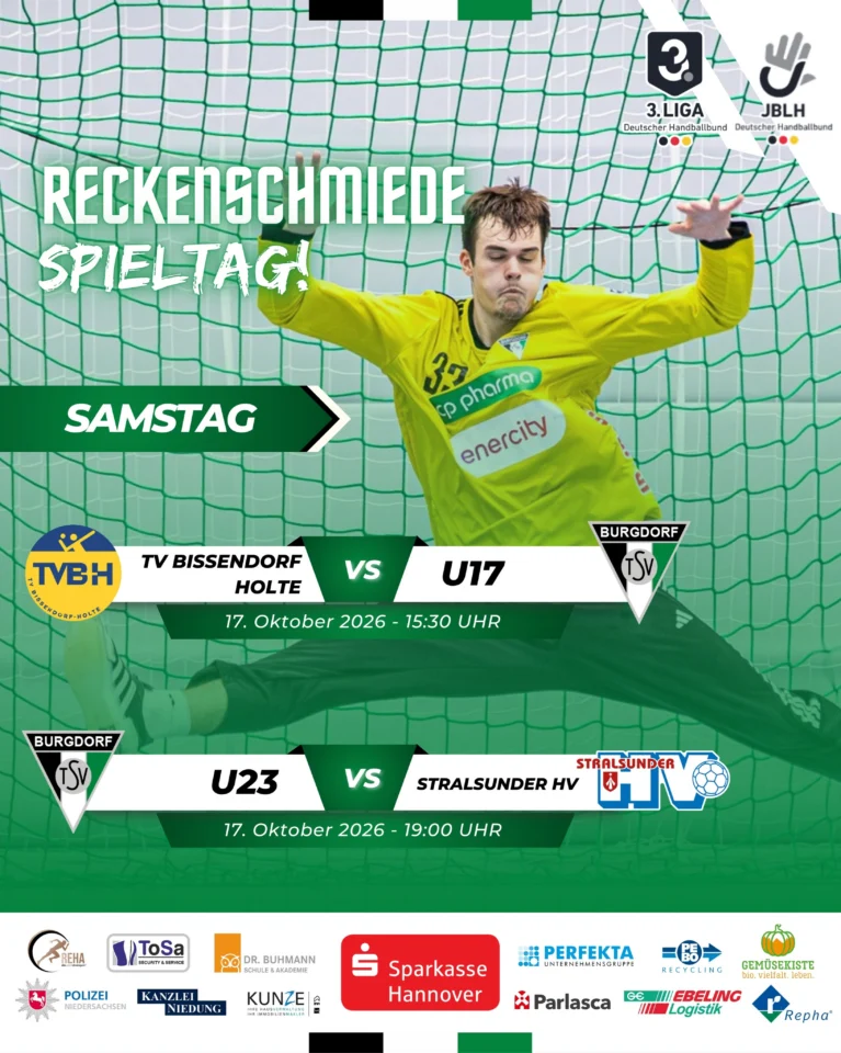 🔥 𝗡𝗘𝗫𝗧 𝗦𝗧𝗢𝗣: 𝗠𝗔𝗧𝗖𝗛𝗗𝗔𝗬! Drei Teams. Zwei Tage. Ein Ziel: VOLLGAS! 💥Für unsere U17 geht’s am Samstag auf Tour, während unsere U23 und U19 zuhause angreifen! ⚡️🟢 SAMSTAG | ON TOUR 🚌👉