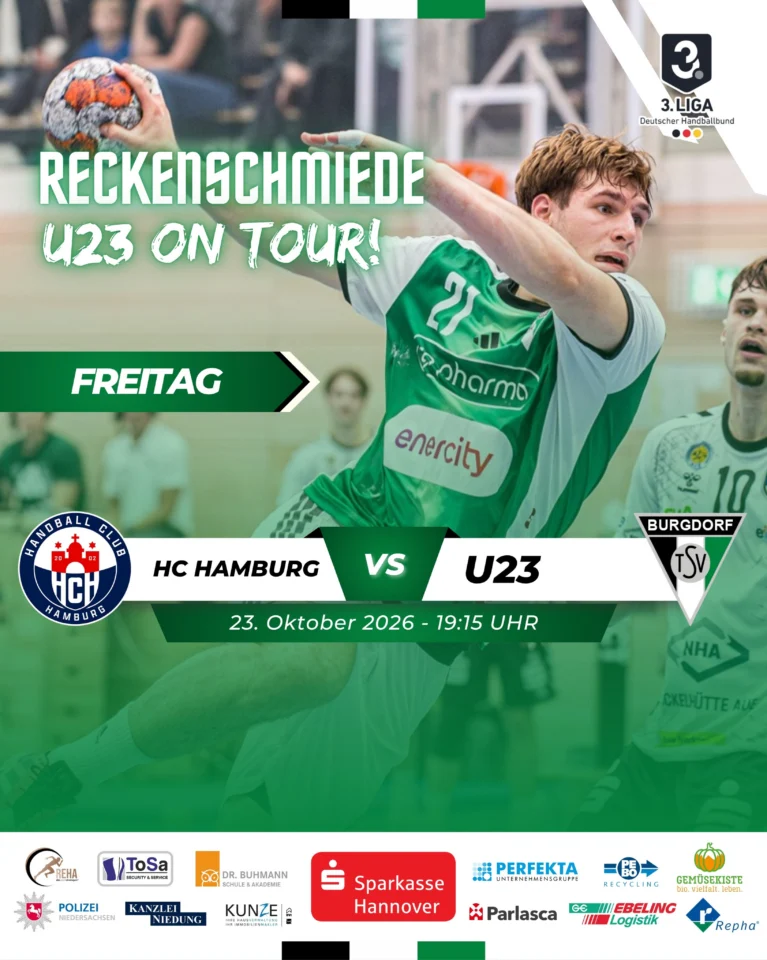 🔥 𝗡𝗘𝗫𝗧 𝗦𝗧𝗢𝗣: 𝗠𝗔𝗧𝗖𝗛𝗗𝗔𝗬!Drei Teams. Drei Tage. Ein Ziel: VOLLGAS! 💥Für unsere U23 und U17 geht’s am Wochenende auf Tour, während unsere U19 zuhause angreift! ⚡🟢 FREITAG | ON TOUR 🚌👉